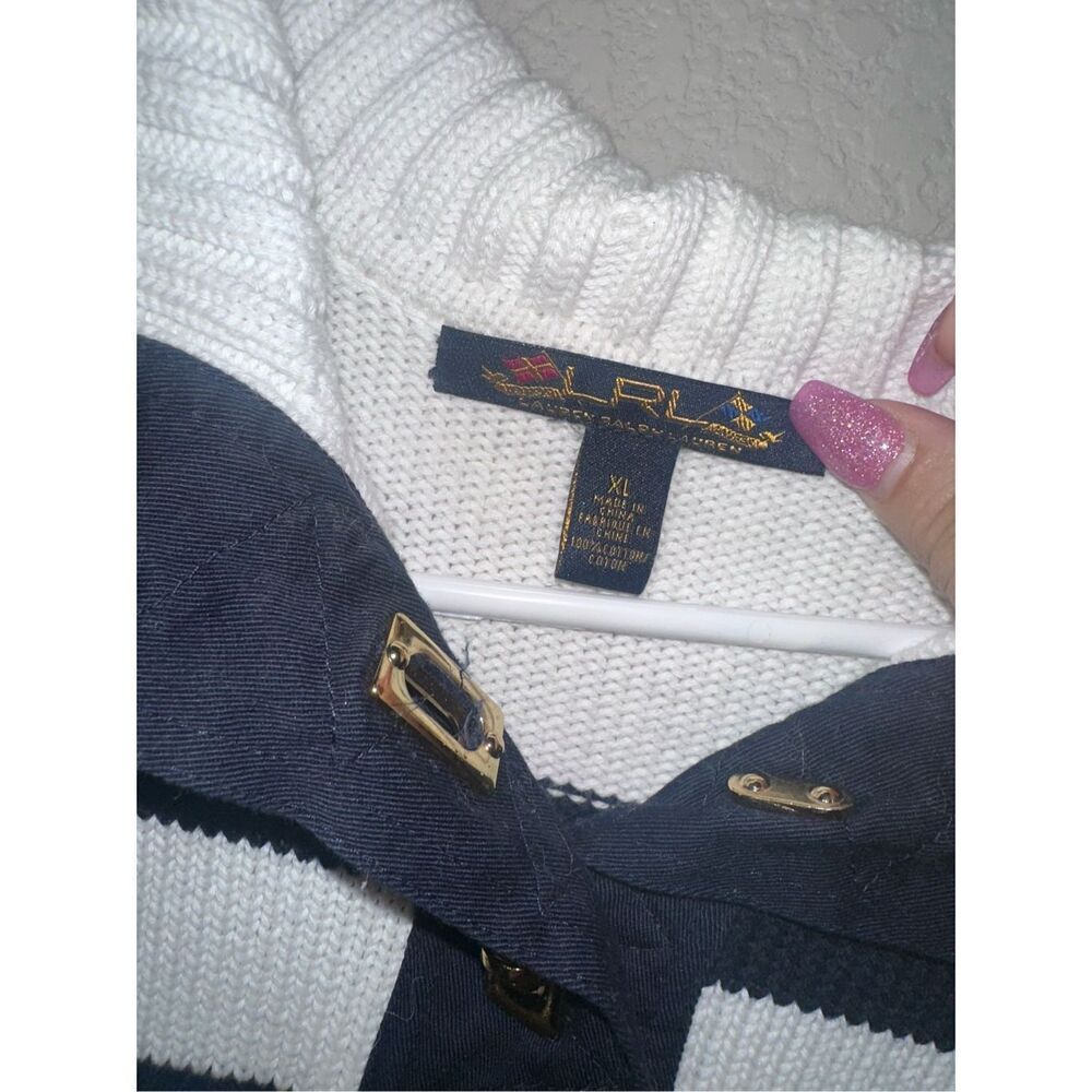 Lauren Ralph Lauren Striped Boat Neck Sweater - Picture 2 of 6